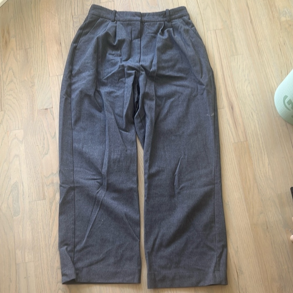 Abercrombie & Fitch Gray Wide Leg Pants